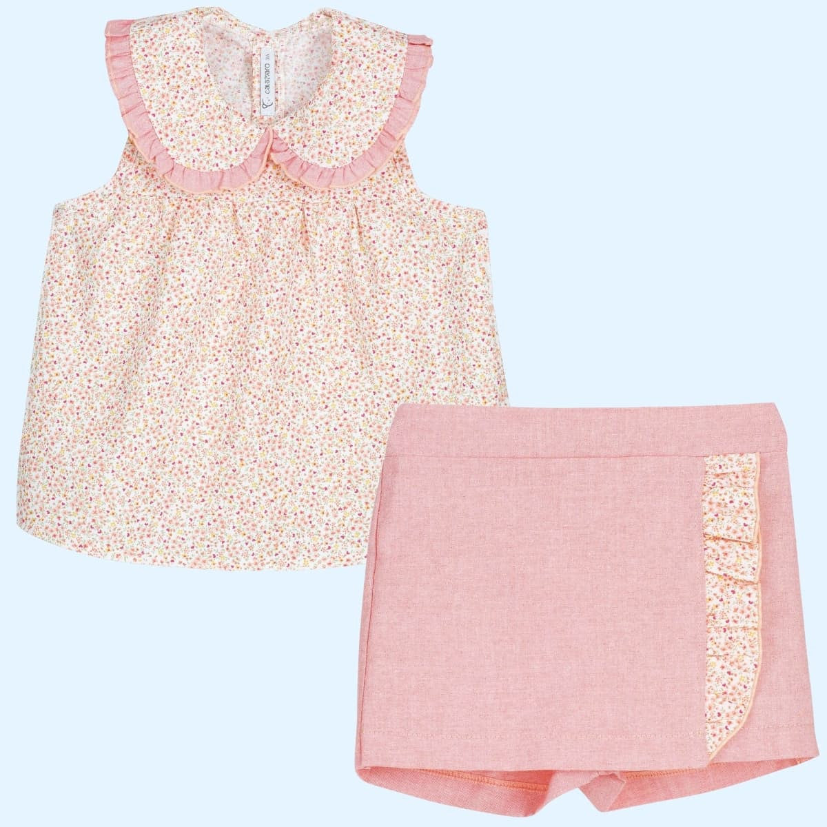 Calamaro · Falda-pantalón · Coral