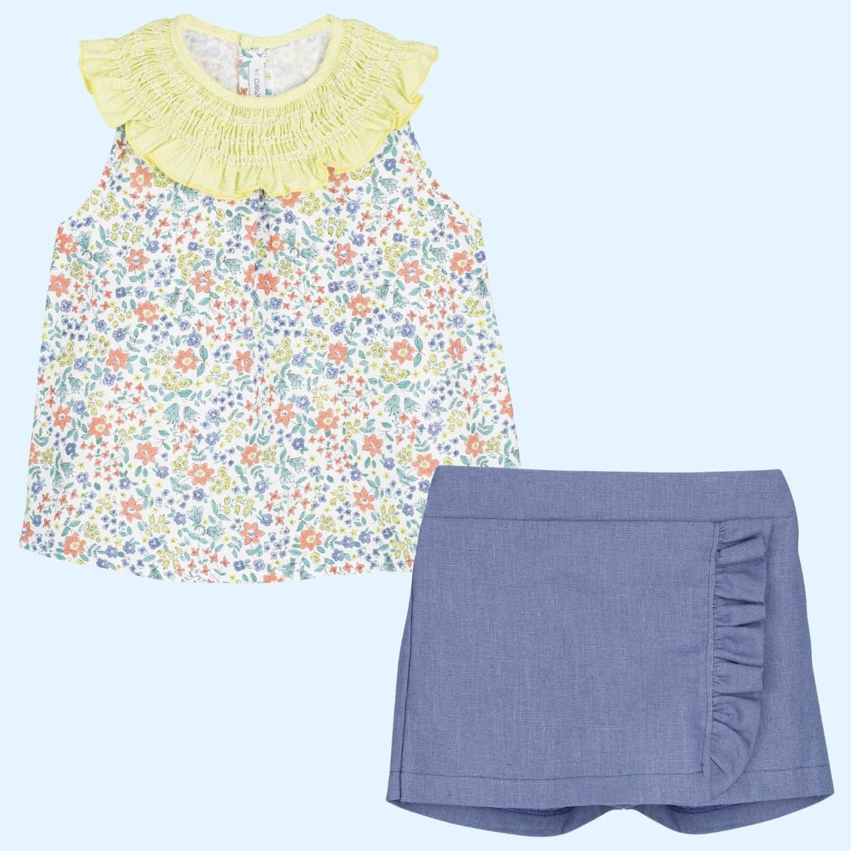 Calamaro · Falda-pantalón · Azul