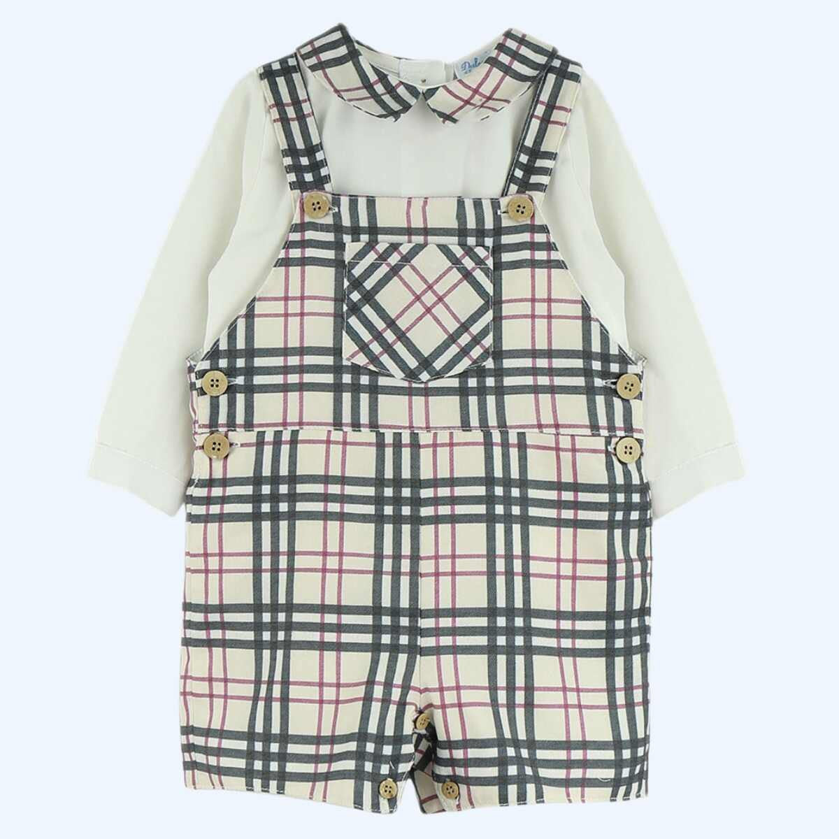Dulce de Fresa · Peto con camiseta · Beige