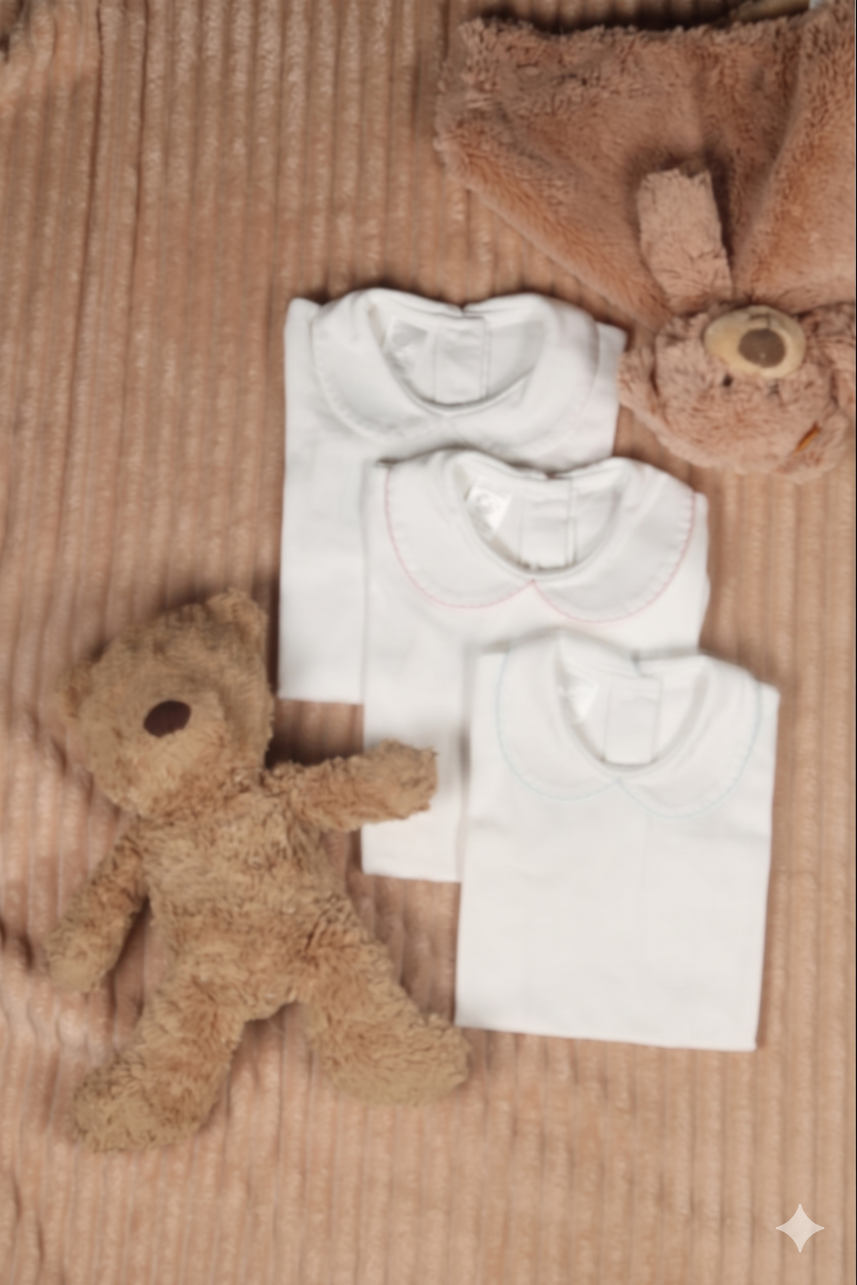 Periquita · Body Xime M/c Blanco Celeste