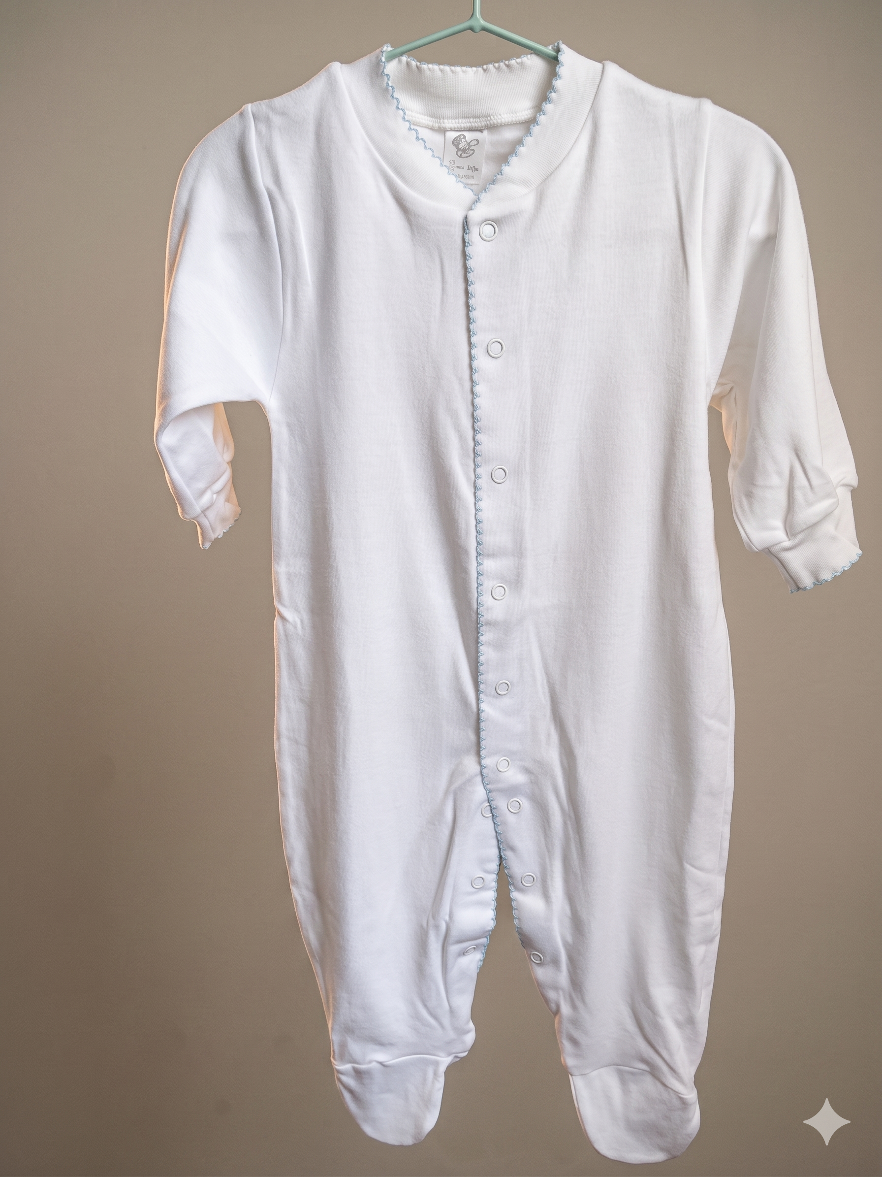 Periquita · Pijama Enterizo M/l Blanco Blanco