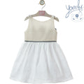 YOEDU · Vestido Infantil Cerámica Verde Empolvado