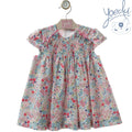YOEDU · Vestido Infantil Marmolina Fresa