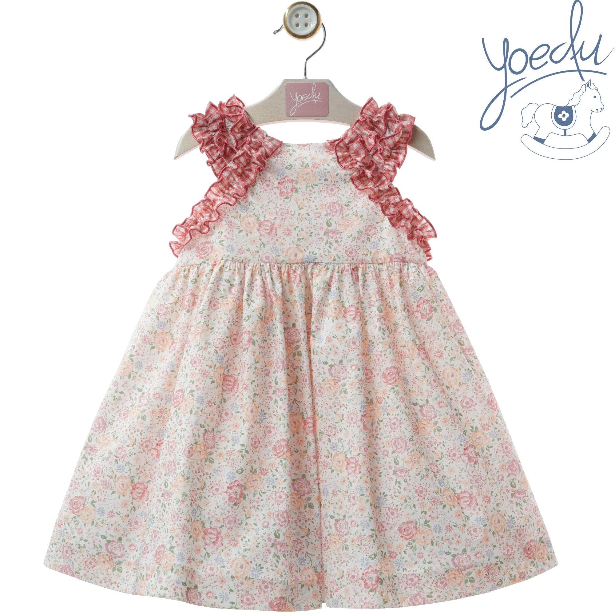 YOEDU · Vestido Infantil Mayólica Coral